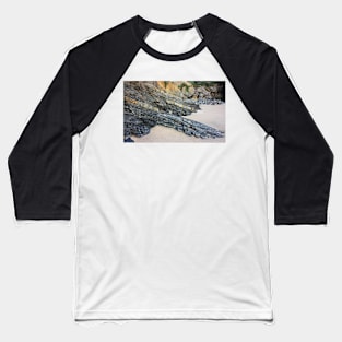 Crawling Slowly.. Outcrop at the Panther Beach, Highway 1, California Baseball T-Shirt